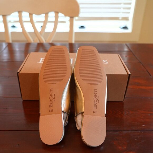Eric Javits - Peyton Slingback Metallic US Size 6.5 - Picture 4 of 7